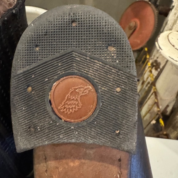 HERENCIA BLACK LEATHER CHELSEA BOOTS | CREW ANKLE PULL TABS | MEXICAN BOOTS - Picture 8 of 11